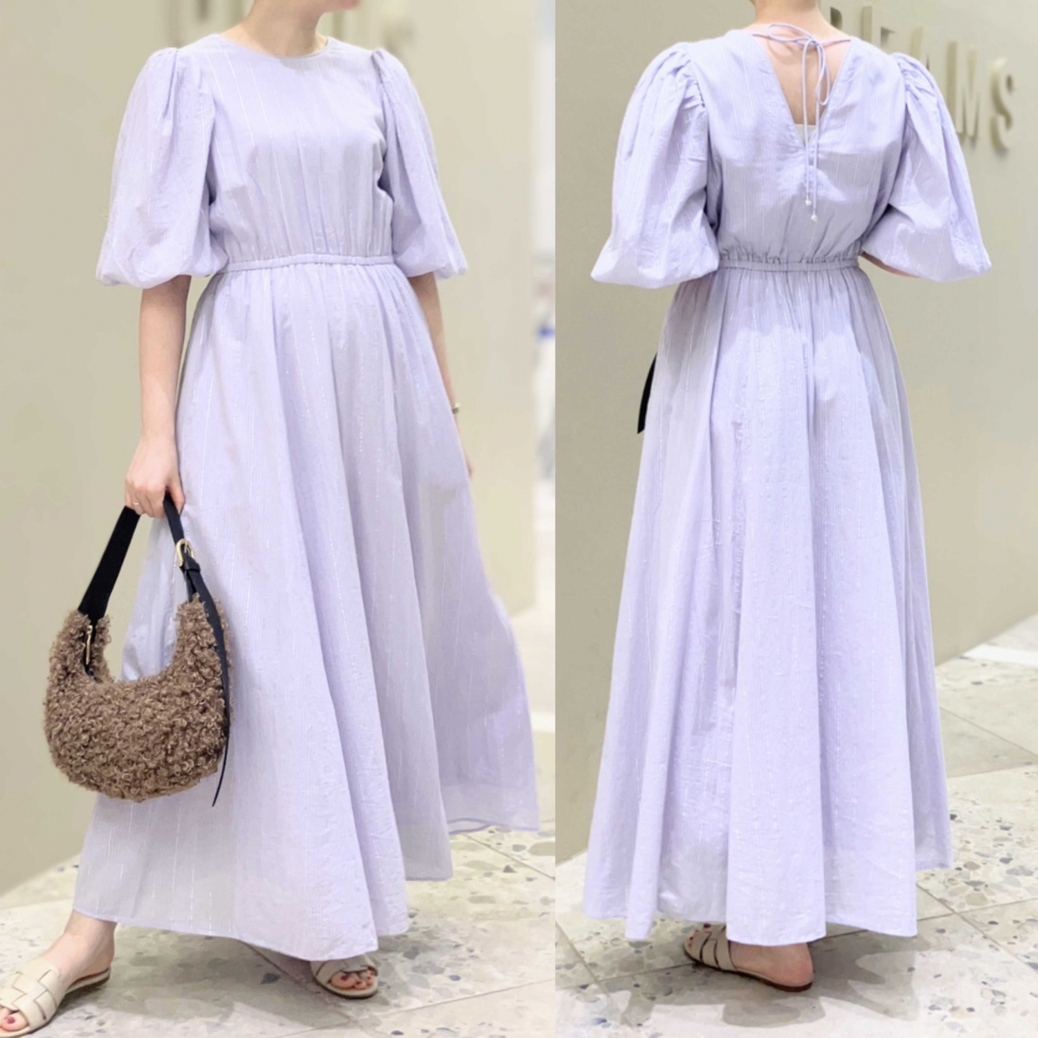〈Demi-Luxe BEAMS〉ne Quittez  pas/ルレックスストライプワンピース