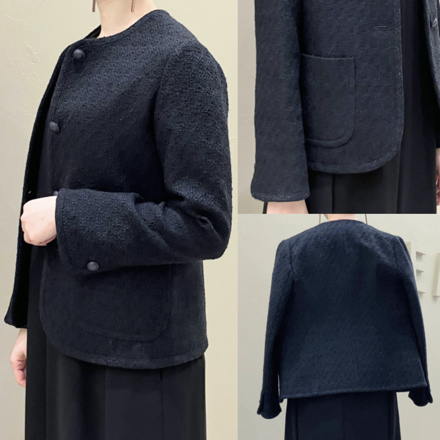 〈Demi-Luxe BEAMS〉ミックスツイードジャケット