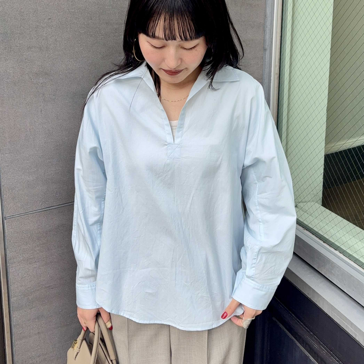 〈Demi-Luxe BEAMS〉TICCAスキッパーSHIRT