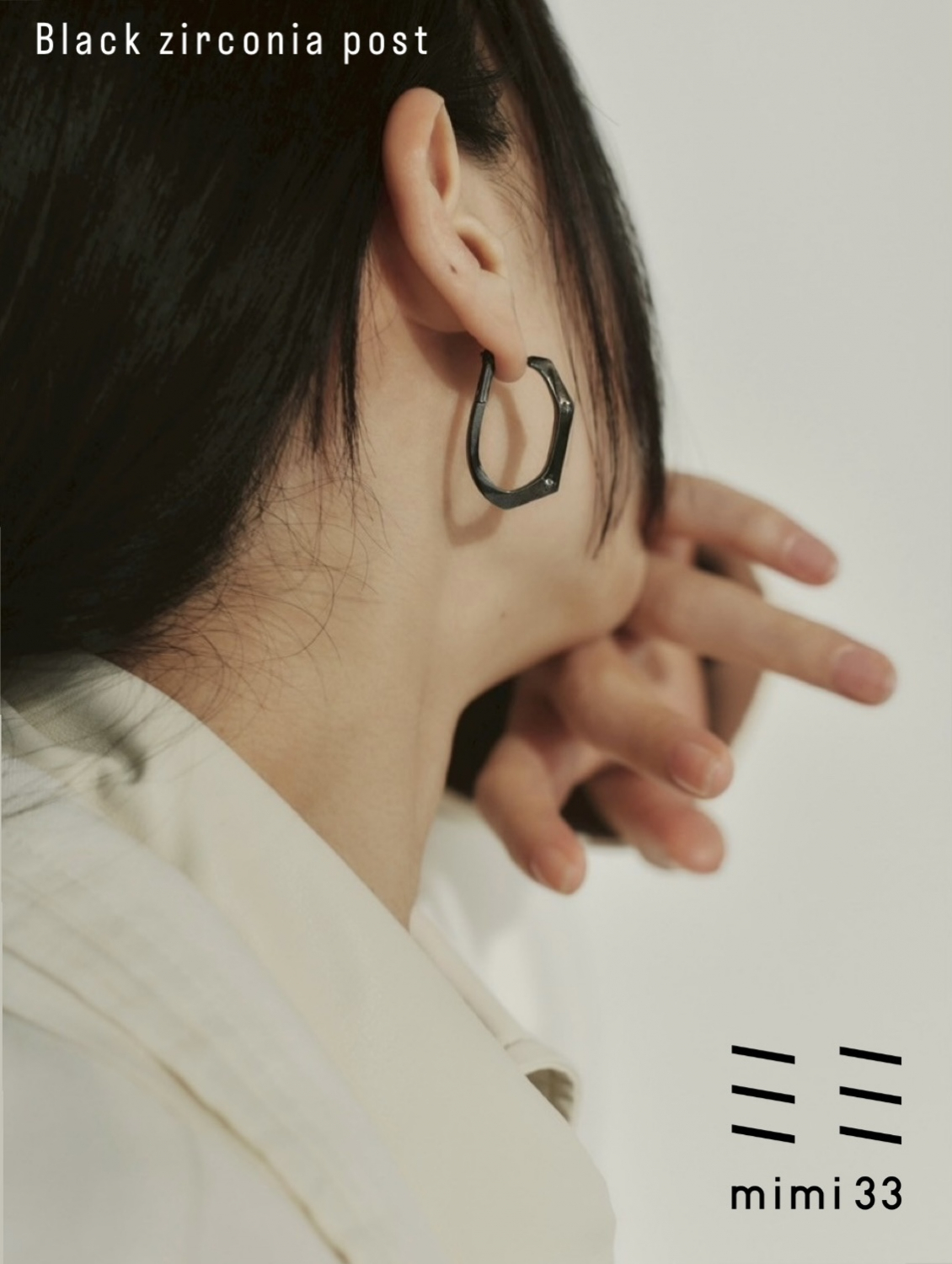 【Black zirconia post】