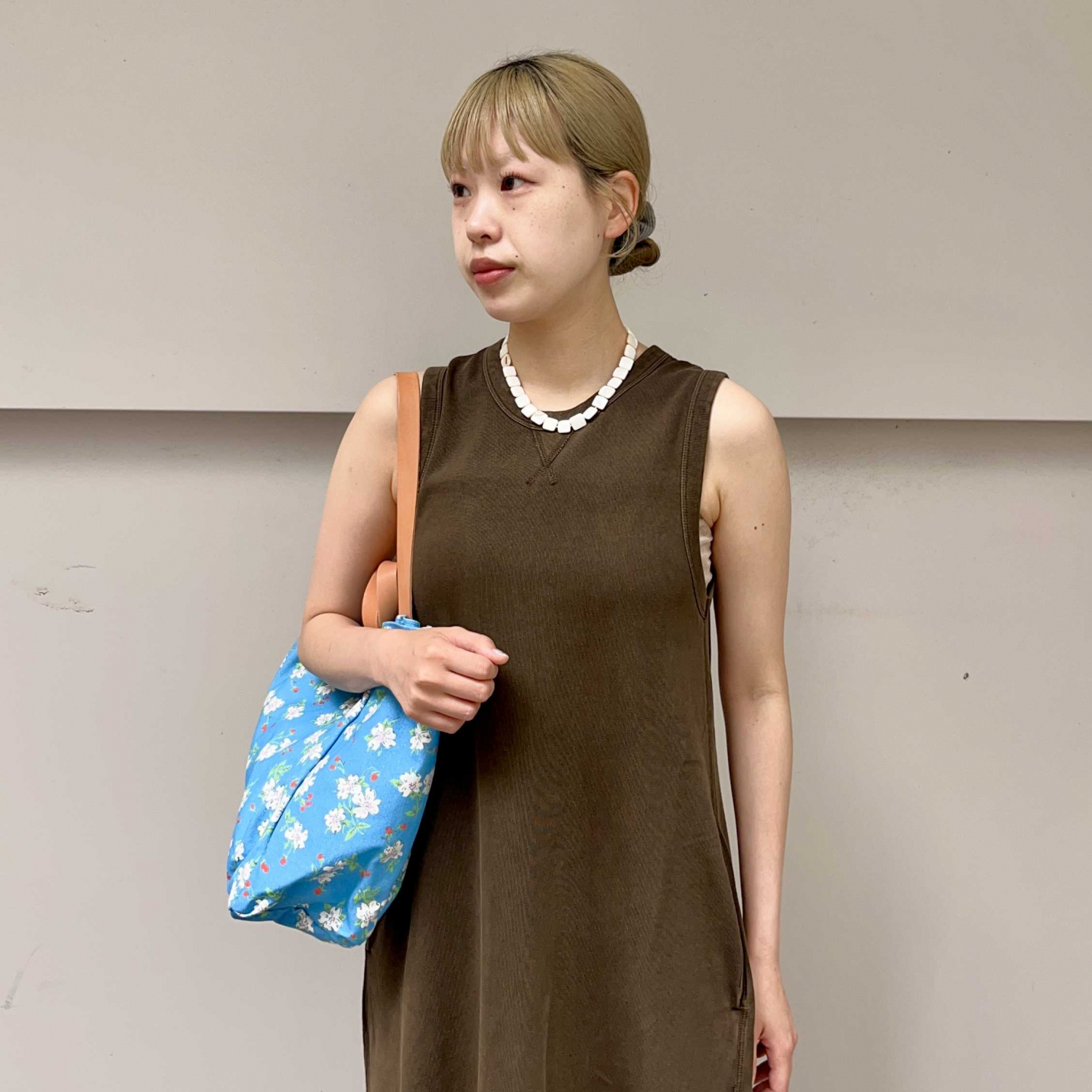 〈Demi-Luxe BEAMS〉ピグメント ダイ ワンピース