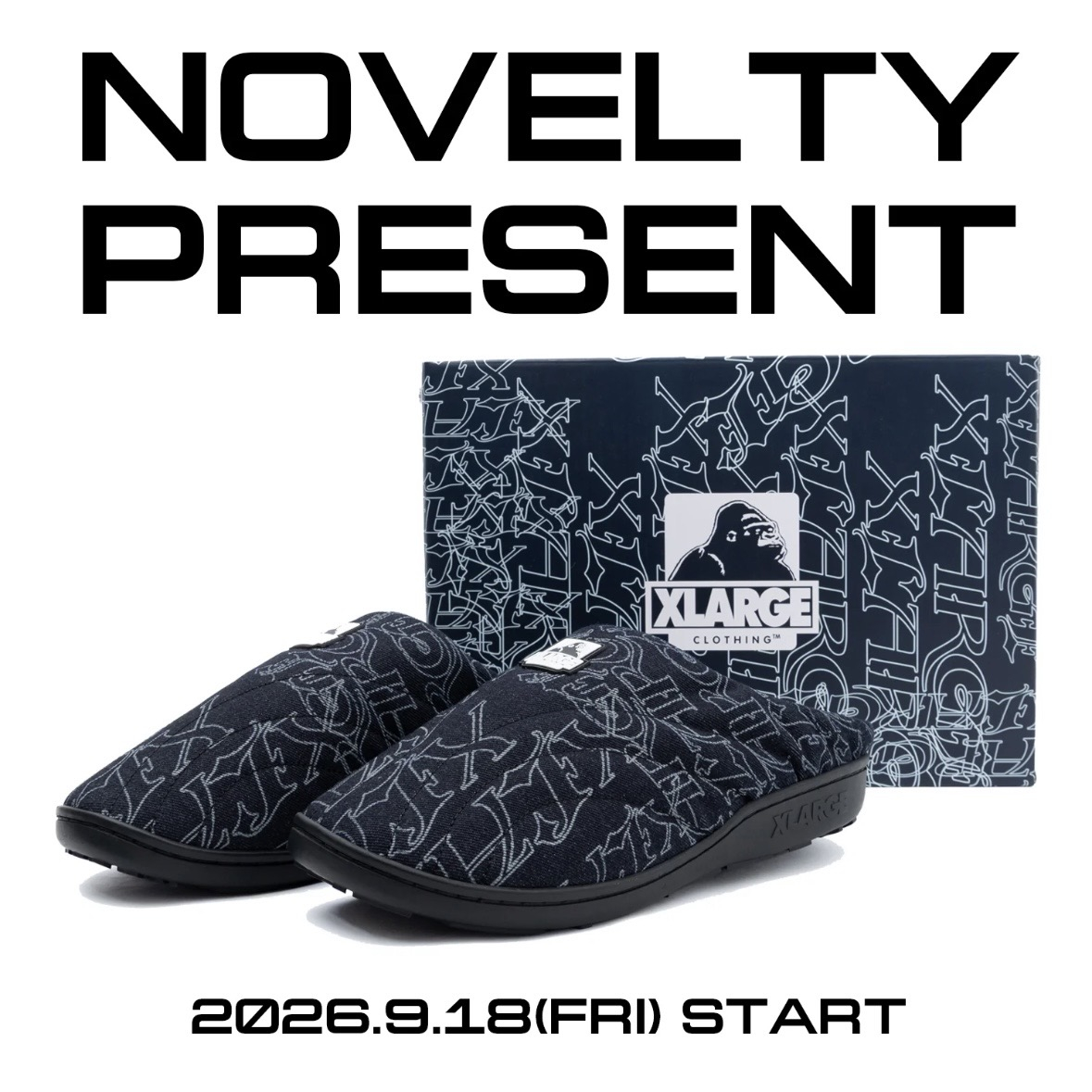 【XLARGE ROOMSHOES NOVELTY PRESENT】
